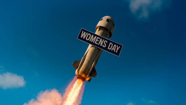 Womens day im Weltenraum